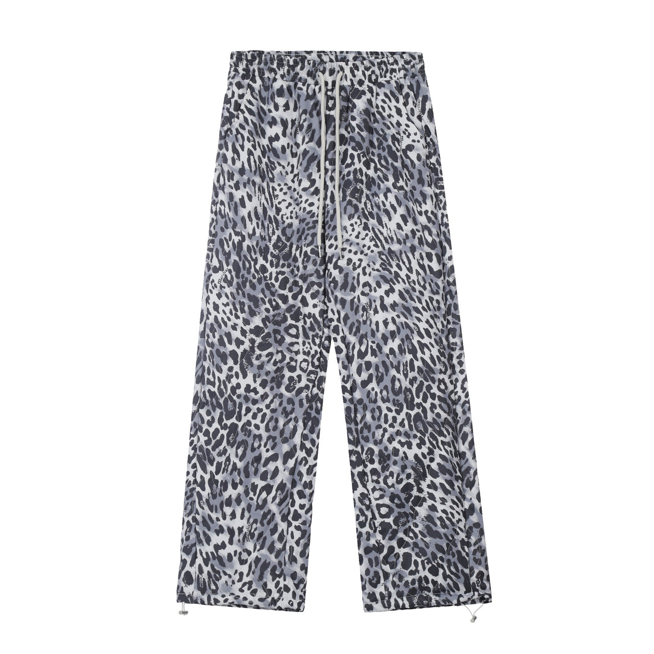 Retro Leopard Print Casual Pants