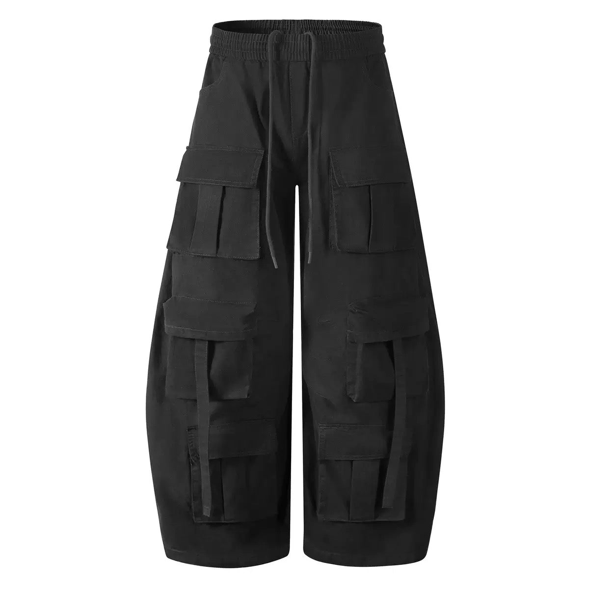 Omirad Multi-Pocket Cargo Barrel Pants