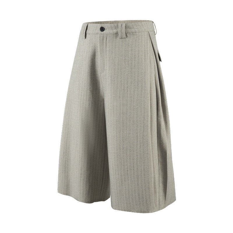 American Vintage Textured Floral Pattern Shorts