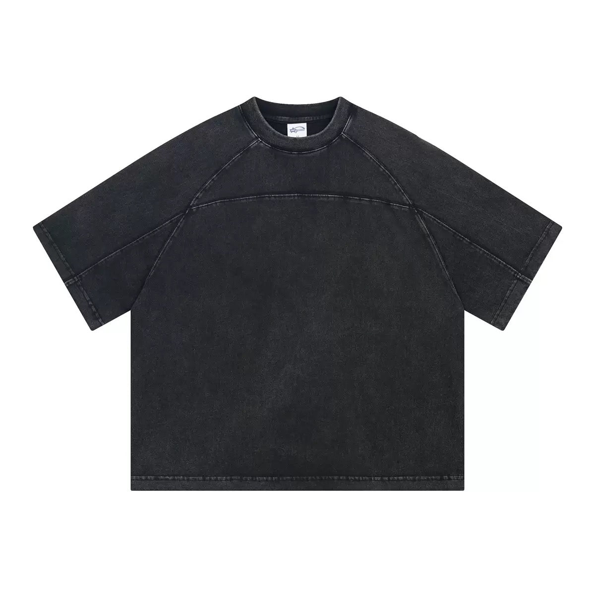 American Vintage Washed Patchwork Distressed Tee