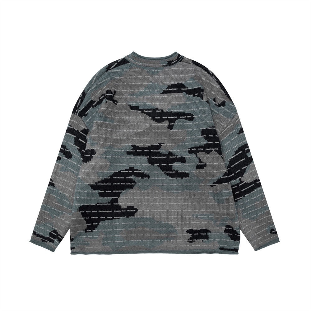 Camouflage Jacquard Sweater