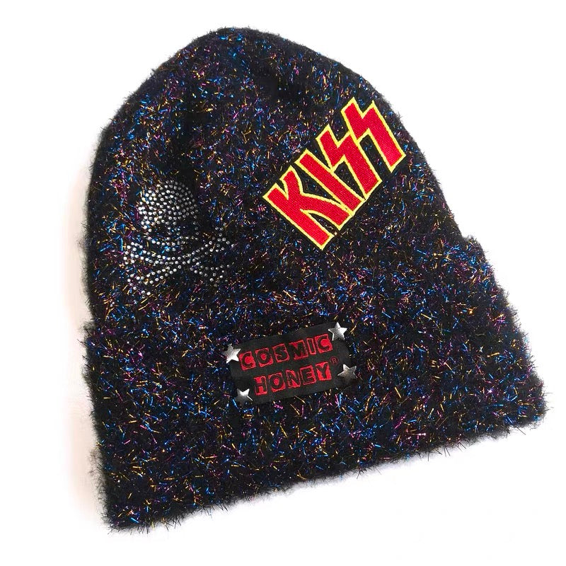 Metal-Inspired Gothic Knit Hat