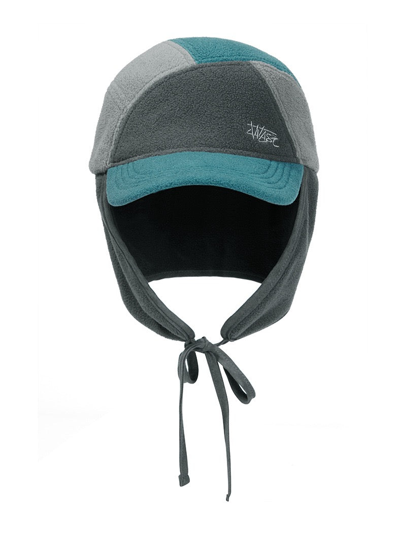 Color-blocked Newsboy Cap