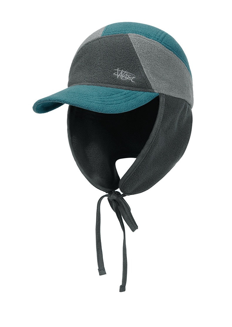Color-blocked Newsboy Cap