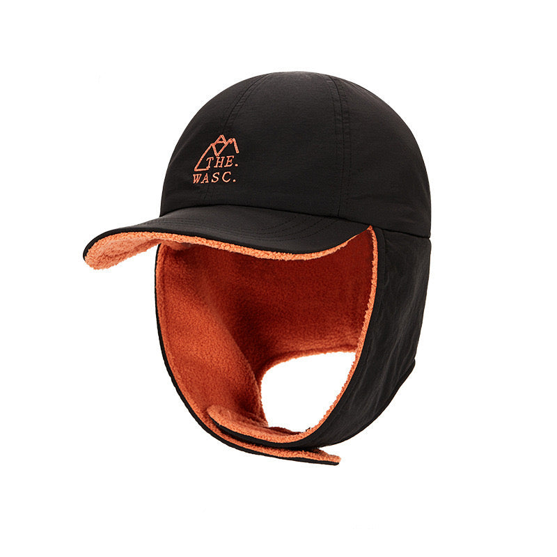 Fleece Ear Flap Newsboy Cap