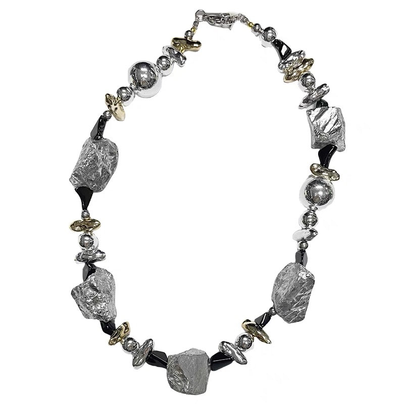 Personalized Natural Stone Beaded Necklace