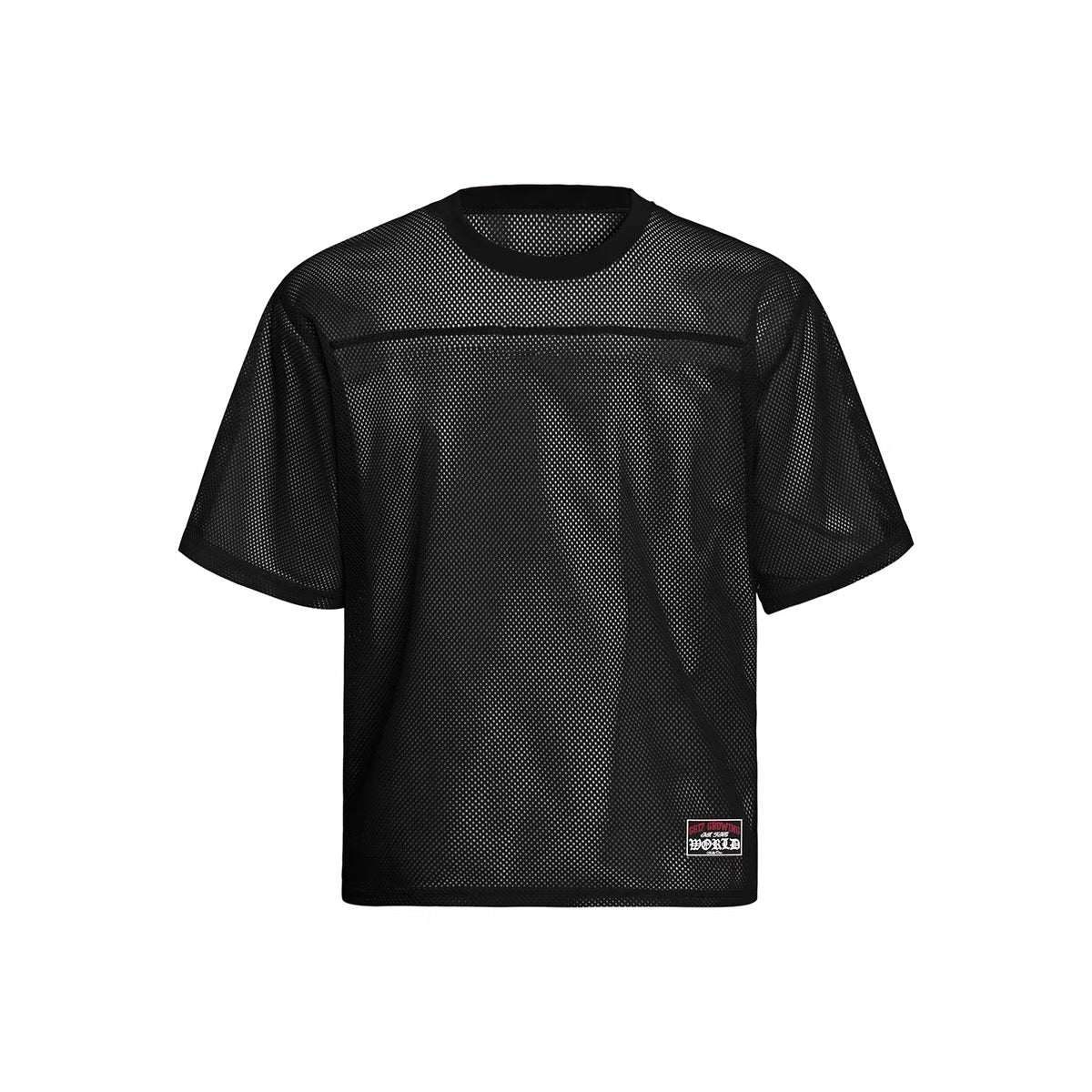 Minimalist Mesh Round Neck Tee