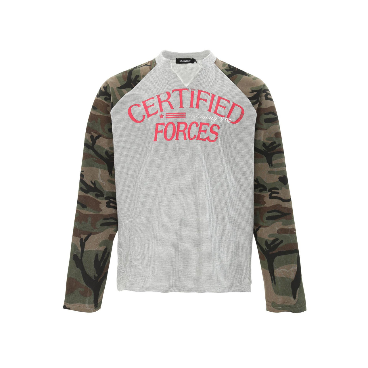Vintage Camouflage Raglan Sweatshirt
