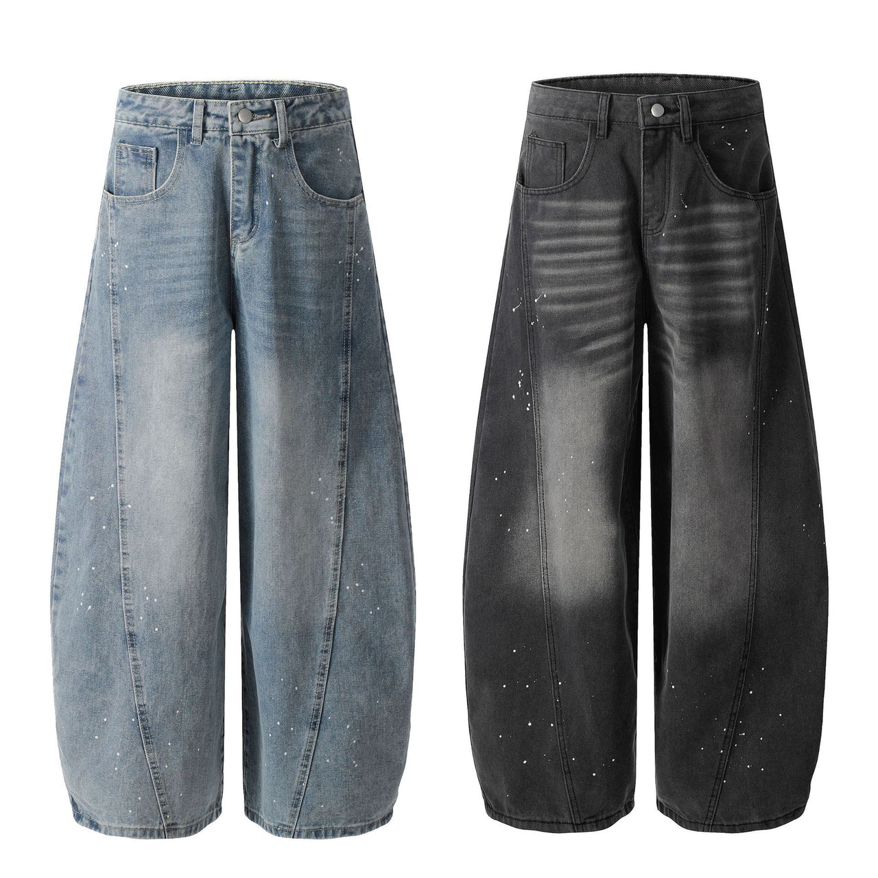 American Vintage Spray-Washed Curved Jean