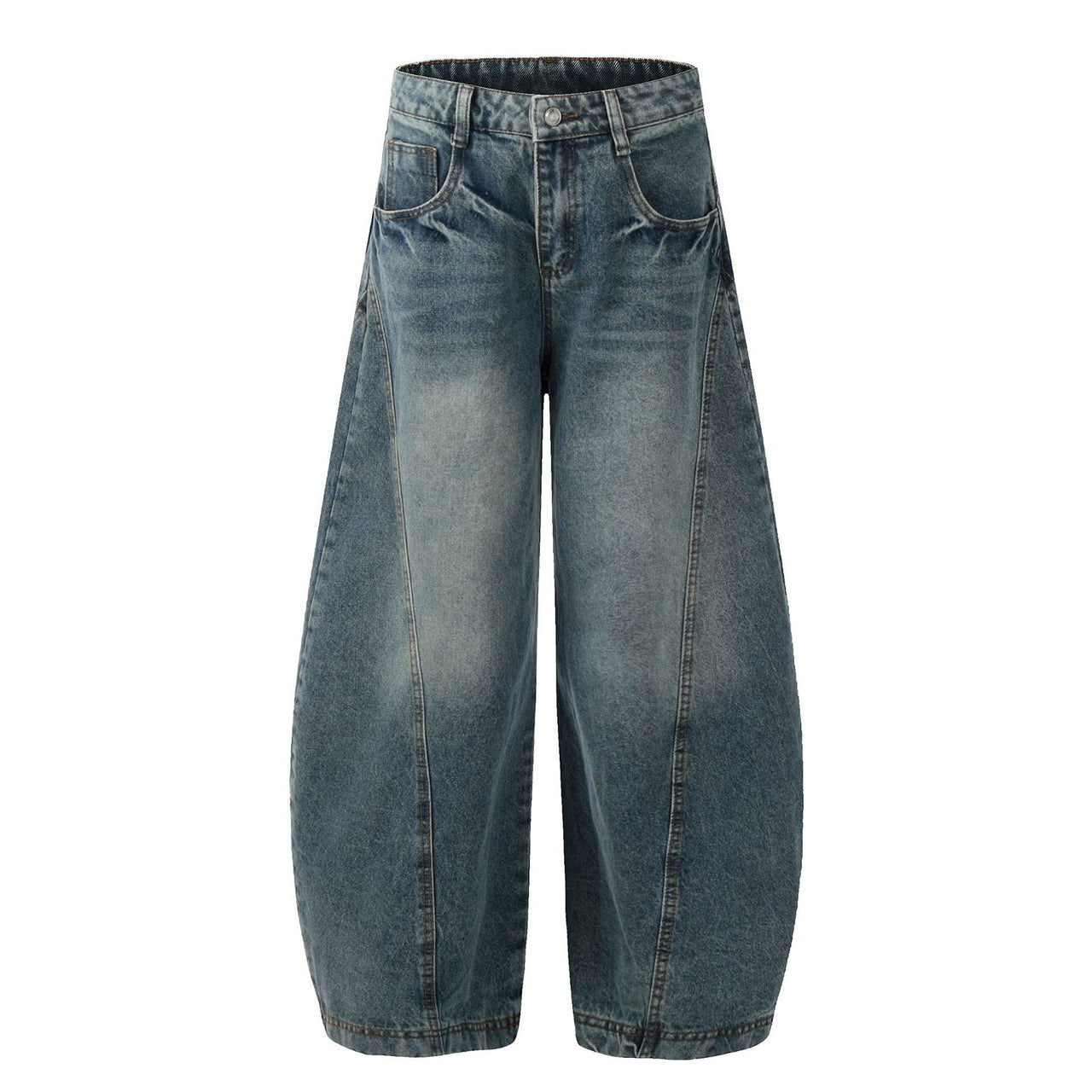 American Vintage Washed Curved Jeans
