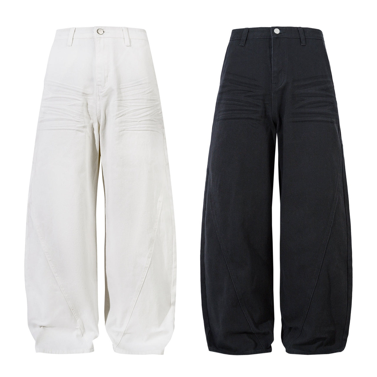 American Vintage Distressed Cat Whisker Jeans