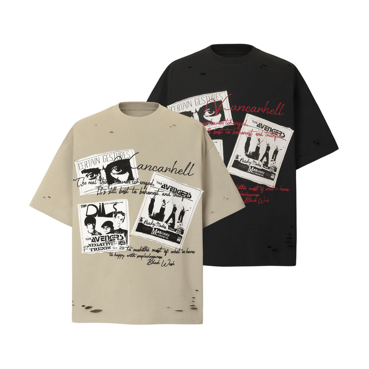 Loose Fit American Streetwear Graphic Tee