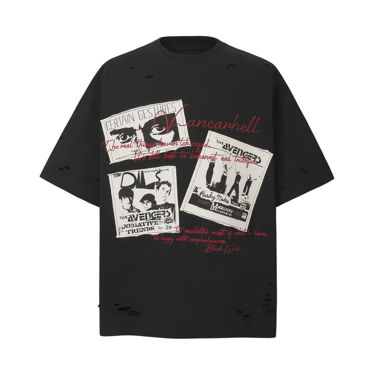 Loose Fit American Streetwear Graphic Tee