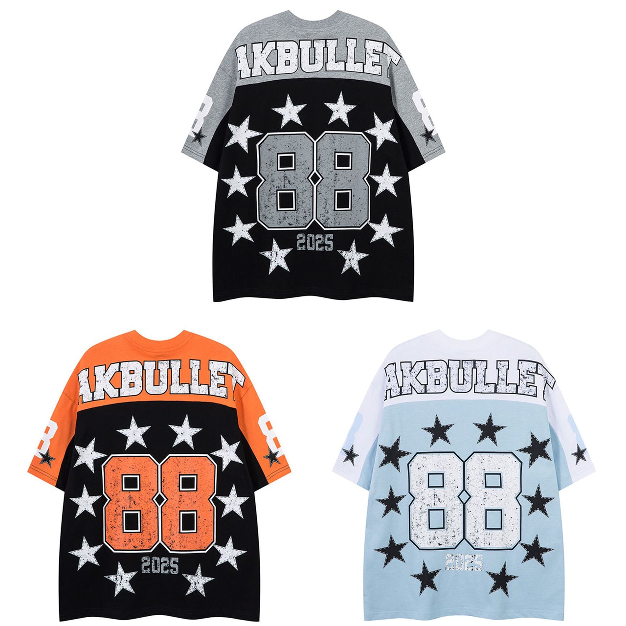 Jersey-Style Colorblock Short-Sleeve Tee