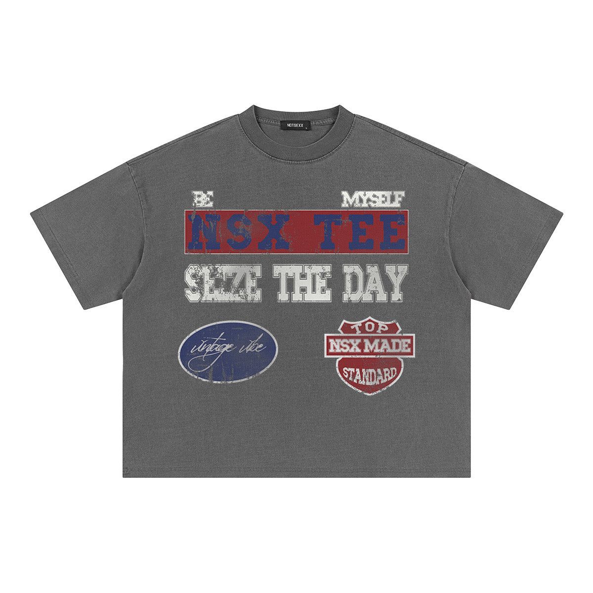 Direct Print Heavyweight Boxy Short Sleeve Tee