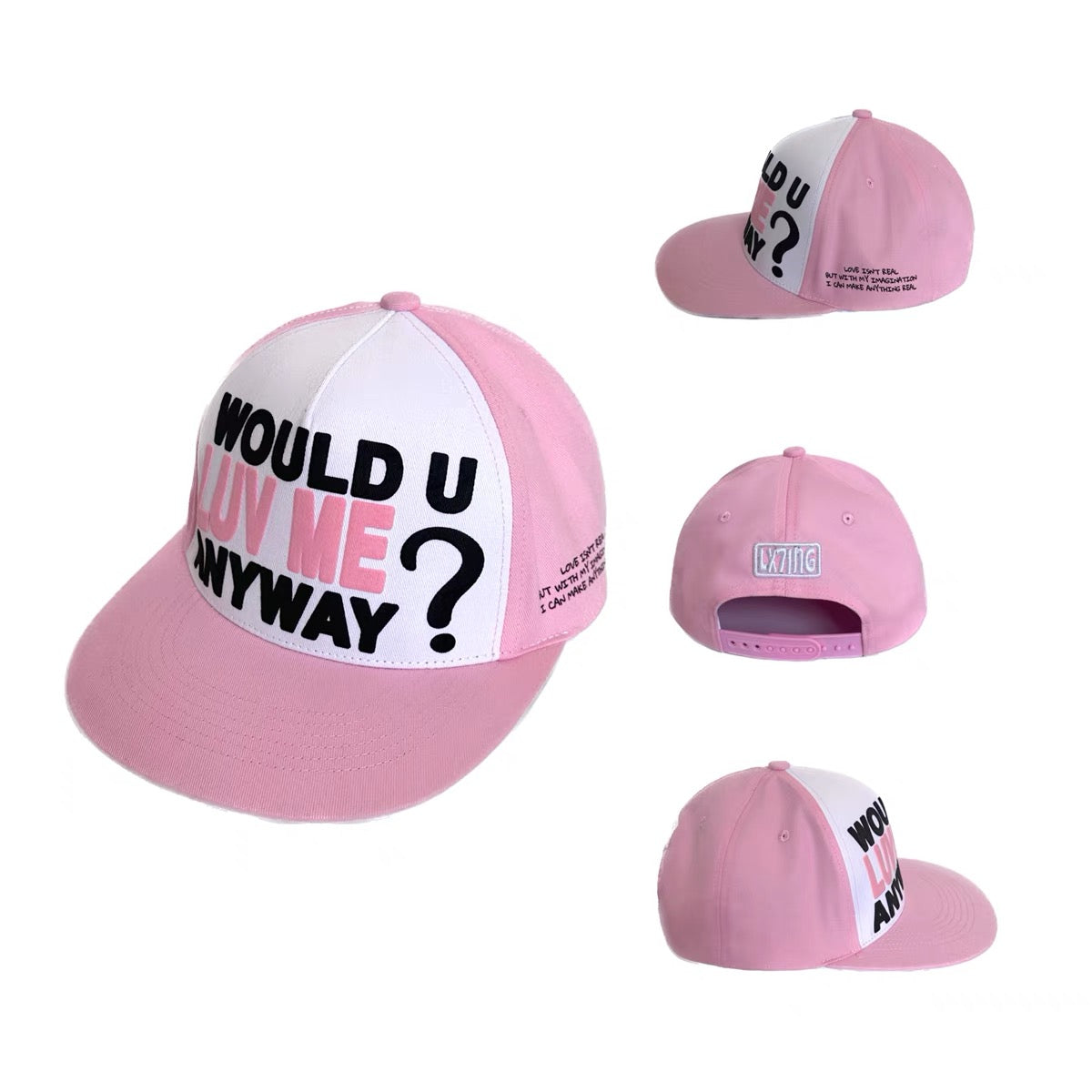 American Style Embroidered Flat-Brim Cap