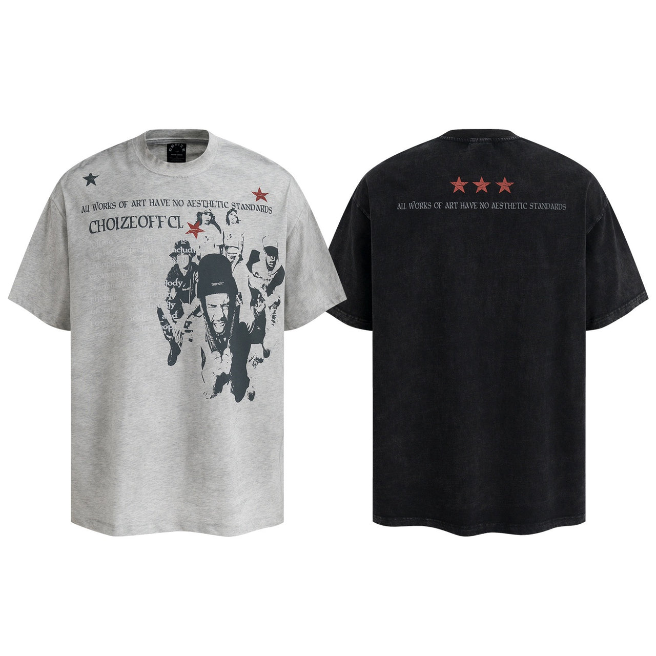 Street Hip-Hop Wasteland Style Tee