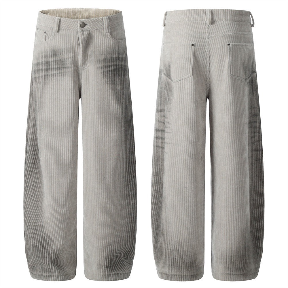 Omirad Gradient Chenille Wide-Leg Pants