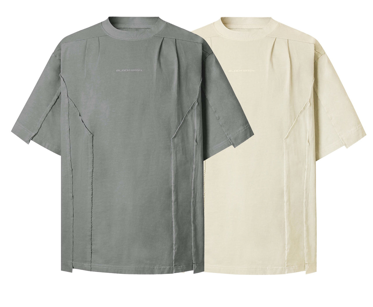 Patchwork Letter Print Niche Design Tee