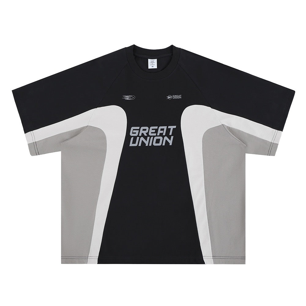 Trendy Vintage Colorblock Tee