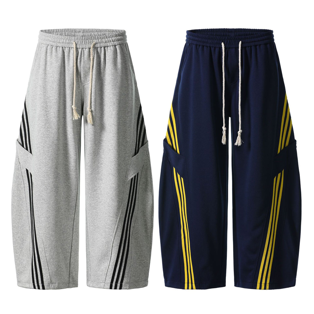 Trendy Street Style Wide-Leg Cargo Pants