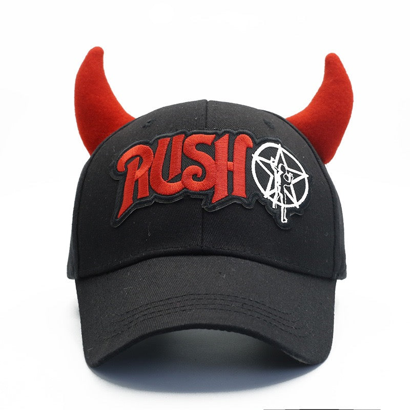 Punk Hip-Hop Devil Horn Duckbill Cap