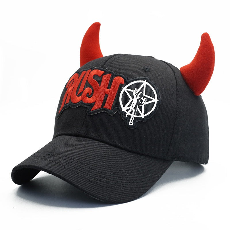 Punk Hip-Hop Devil Horn Duckbill Cap