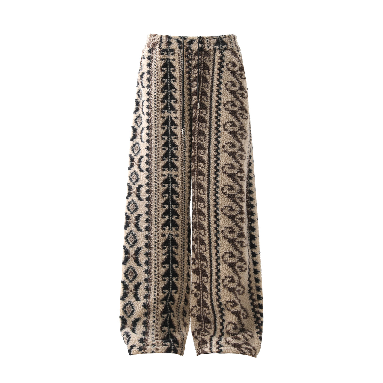 Ethnic Print Fleece Pants