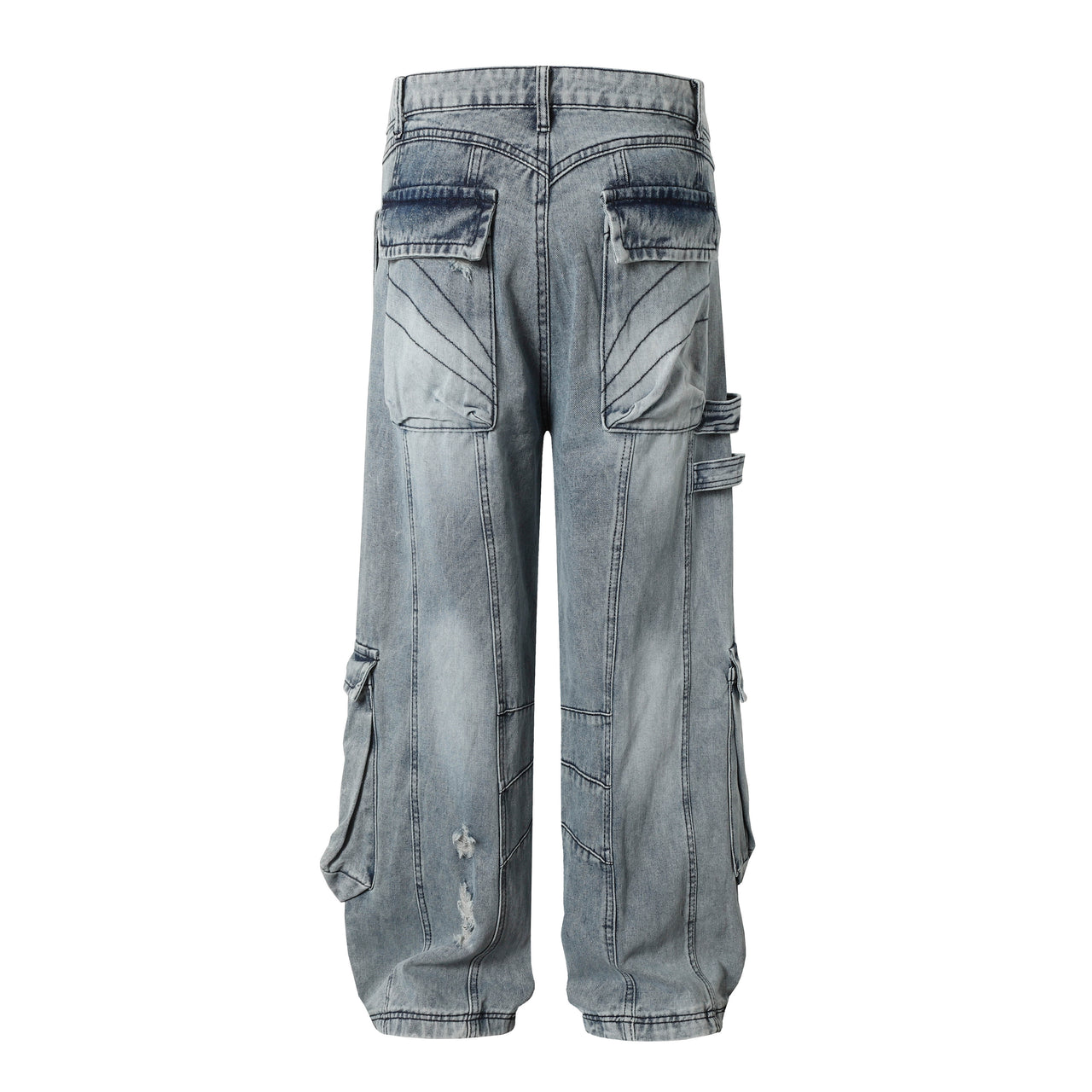 Multi-Pocket Denim Jeans