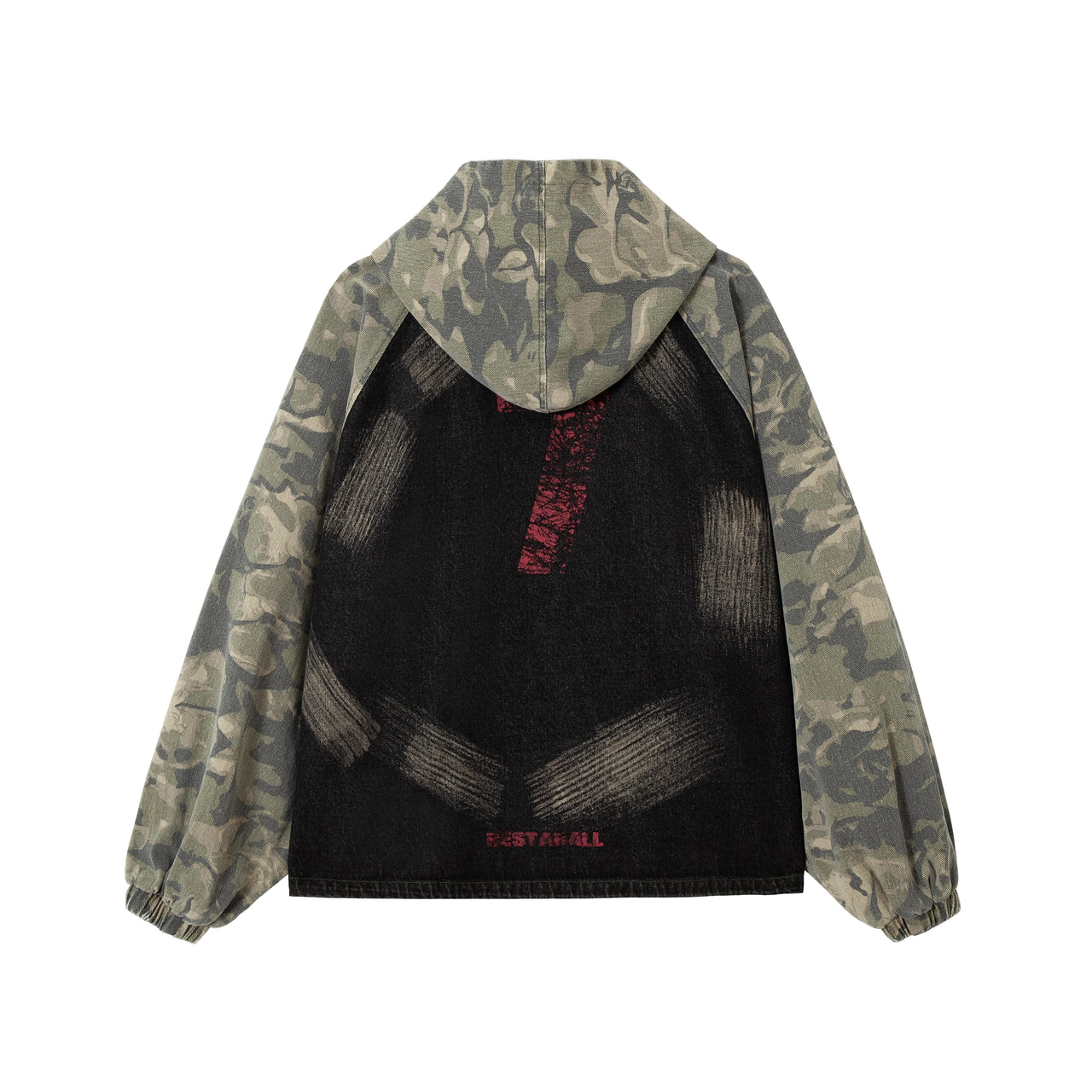 Vintage Camouflage Patchwork Jacket