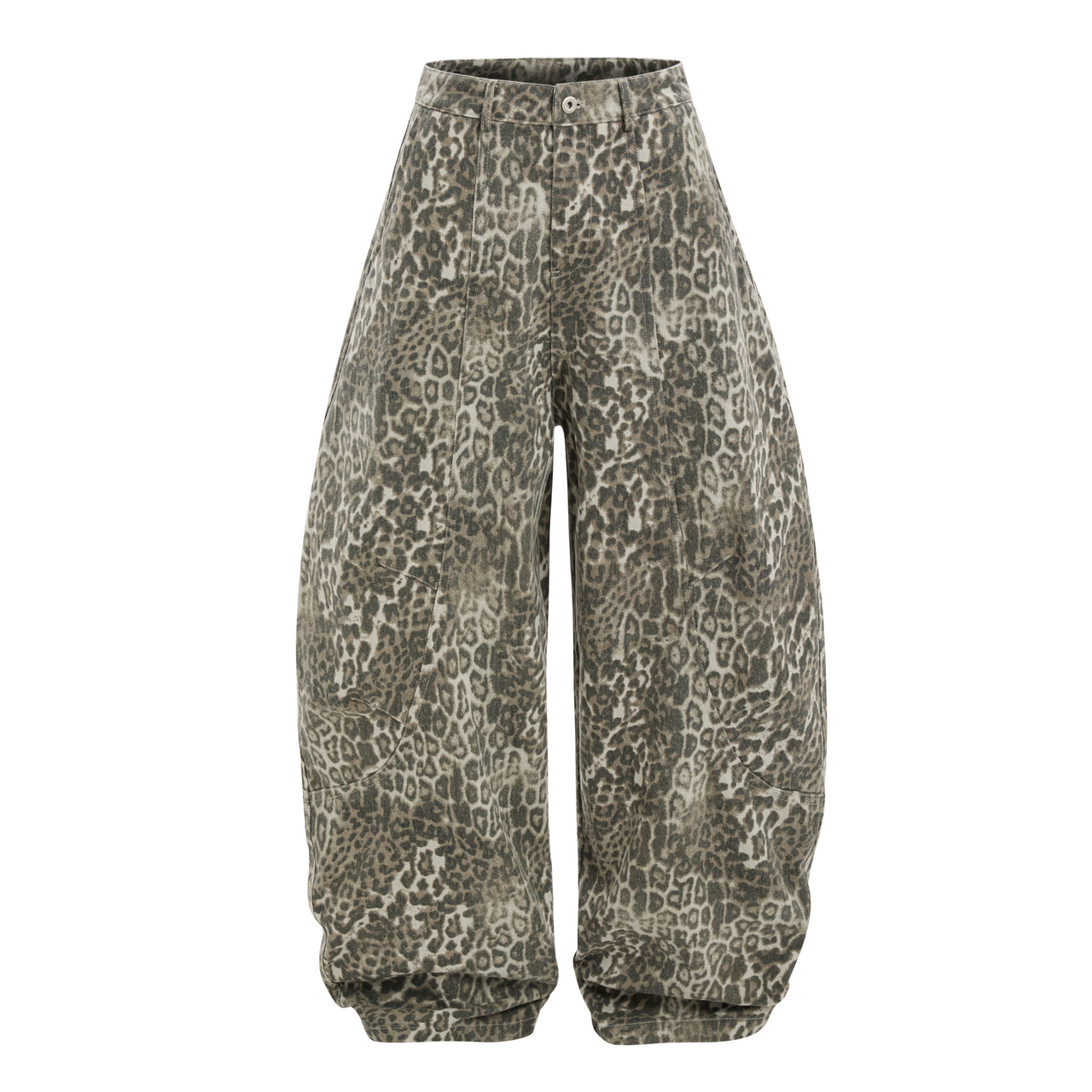 Omirad Leopard Barrel Pants