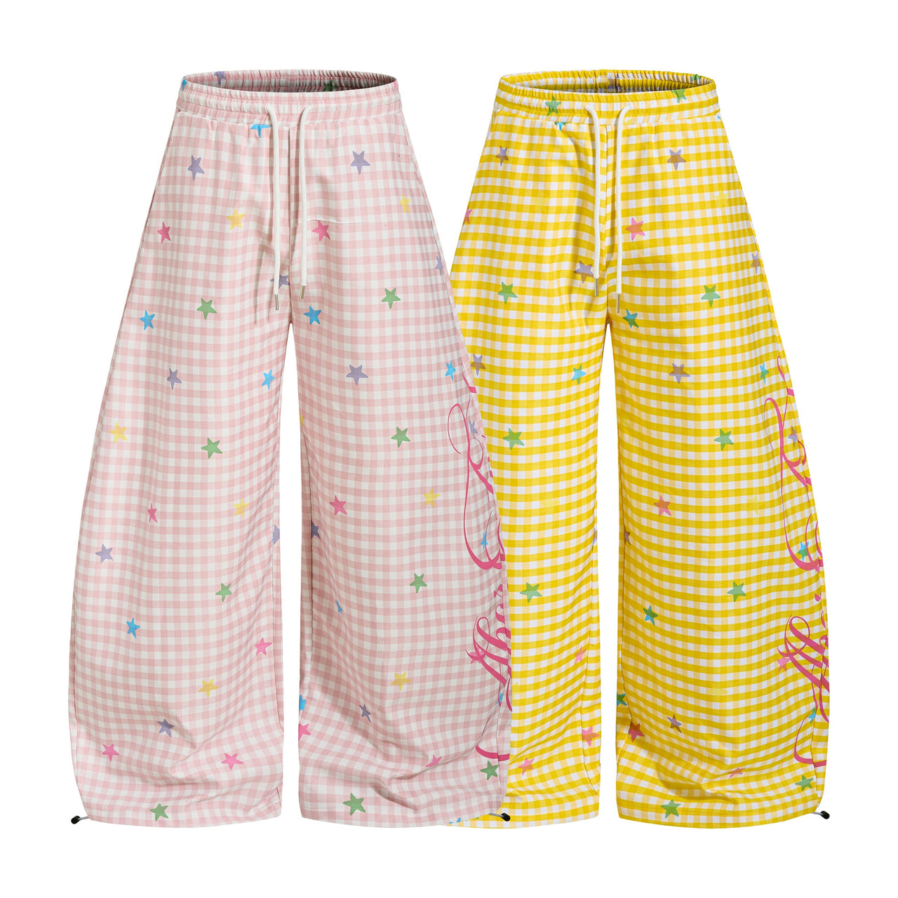 Omirad Pastel Plaid Balloon Pants
