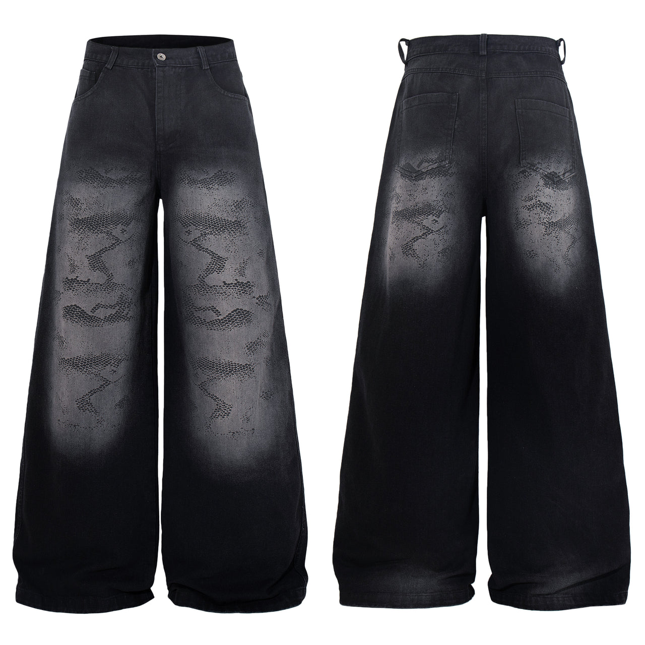 Omirad Shadow Camo Wide-Leg Pants
