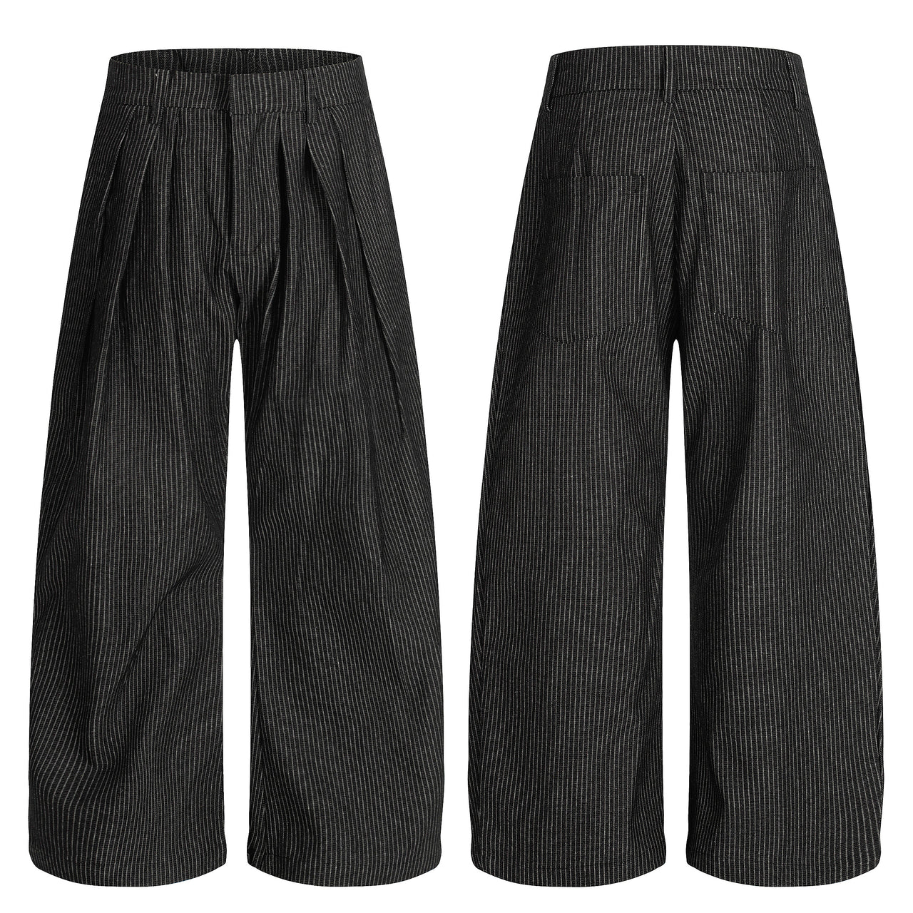 Omirad Striped Wide-Leg Trousers