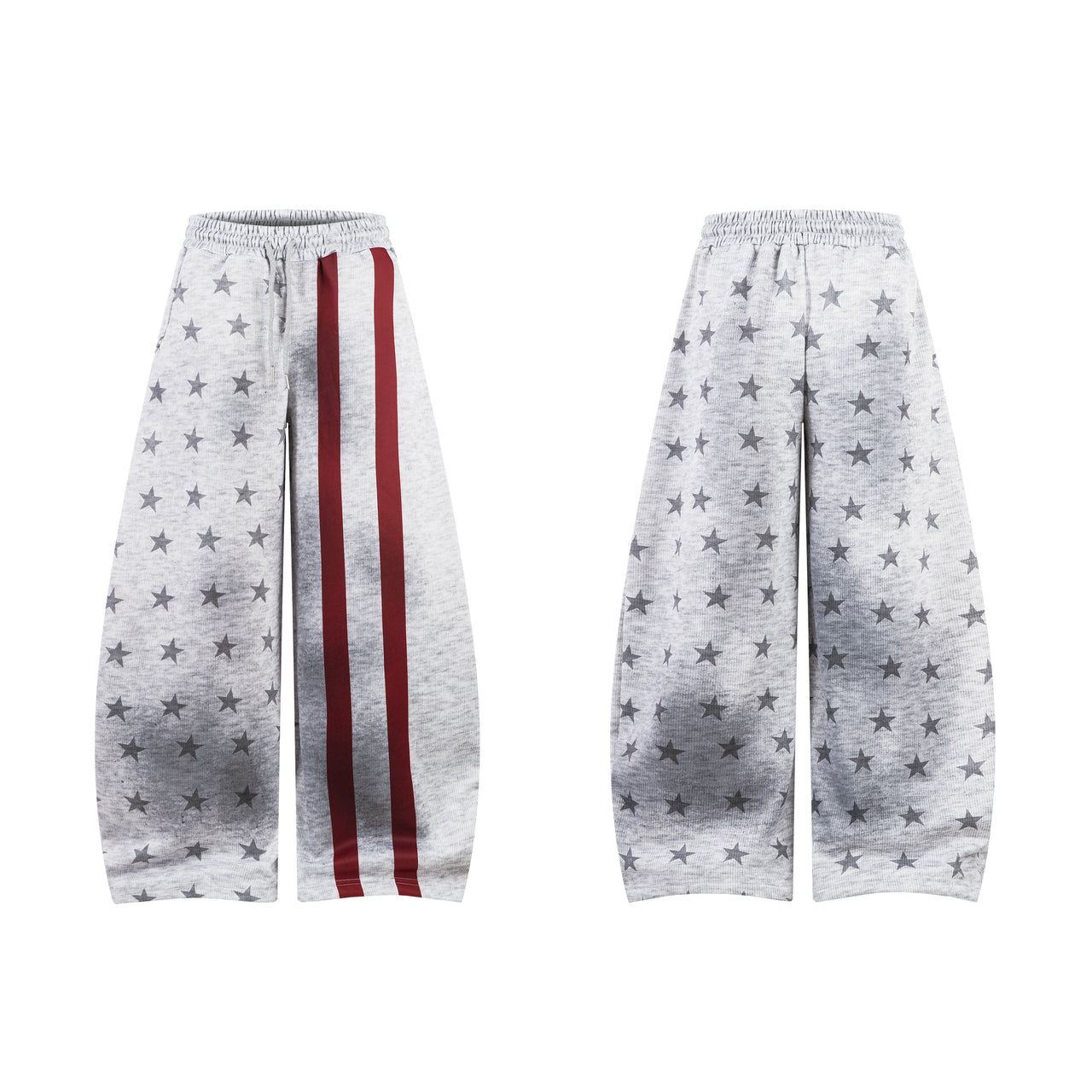 Omirad Star Stripe Wide-Leg Sweatpants