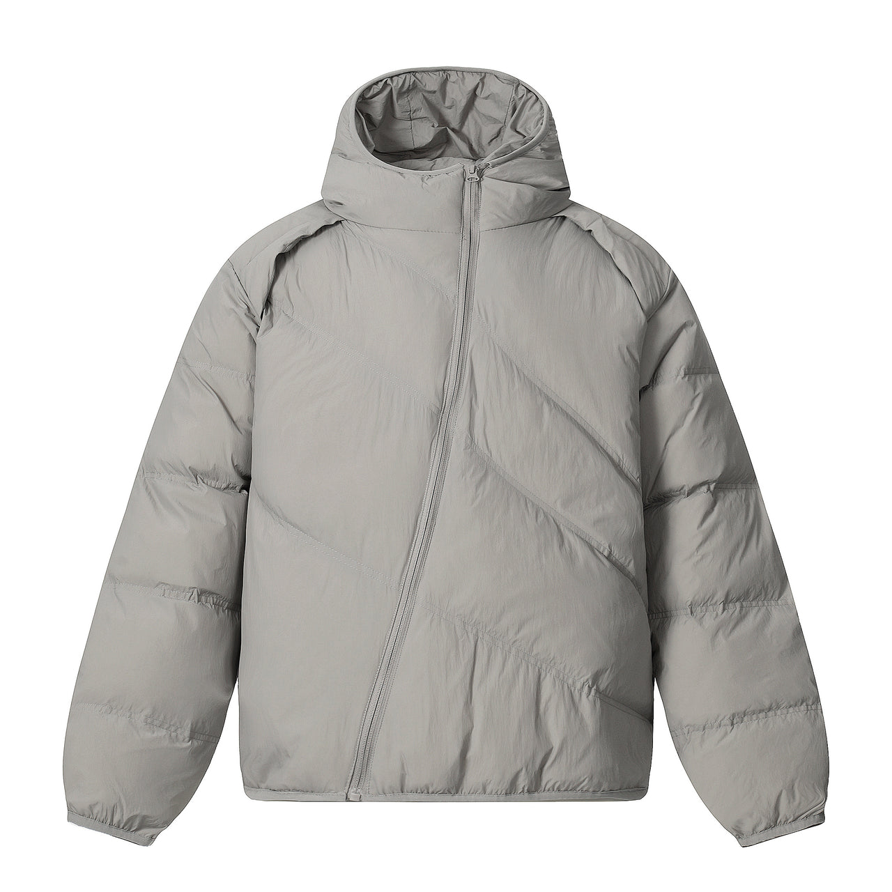 Omirad Asymmetric Zipper Puffer Jacket