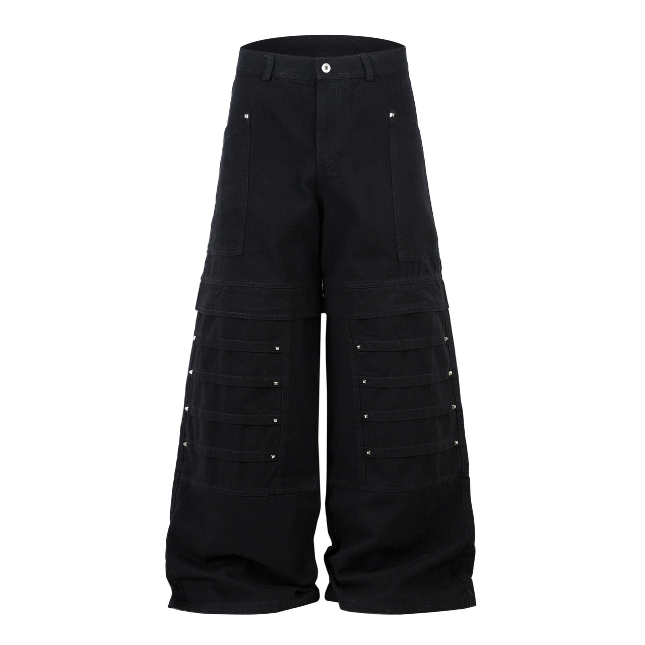 American Vintage Studded Pleated Jeans