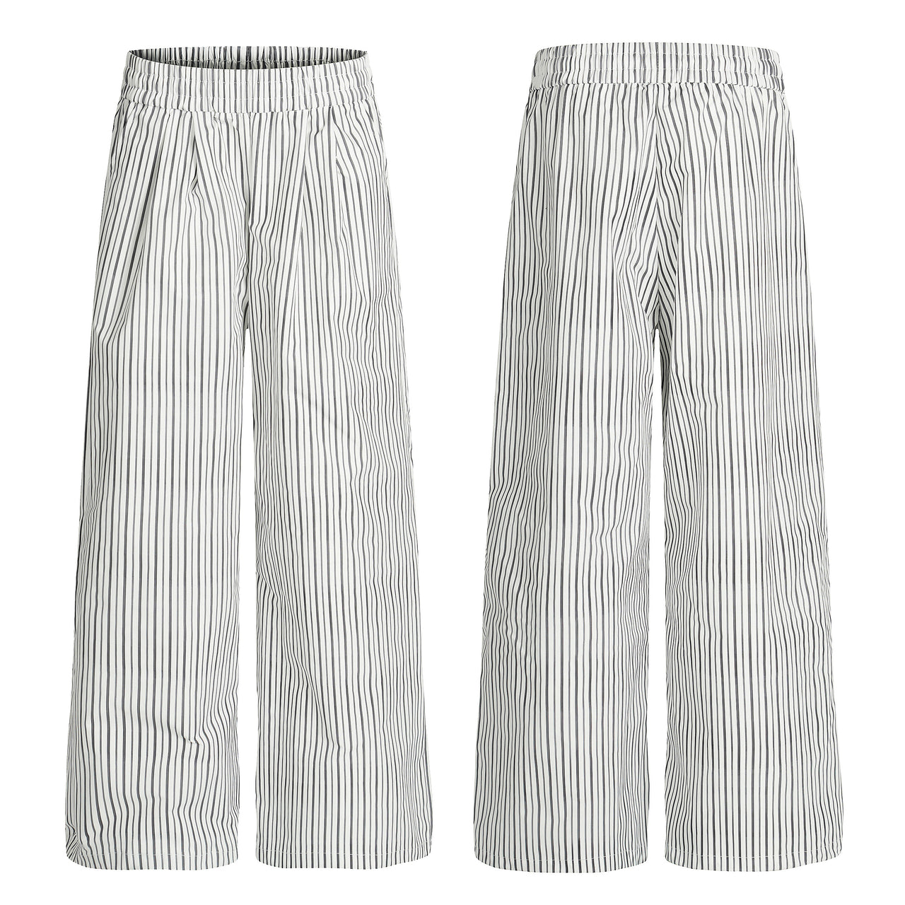 Omirad Striped Relaxed Wide Pants