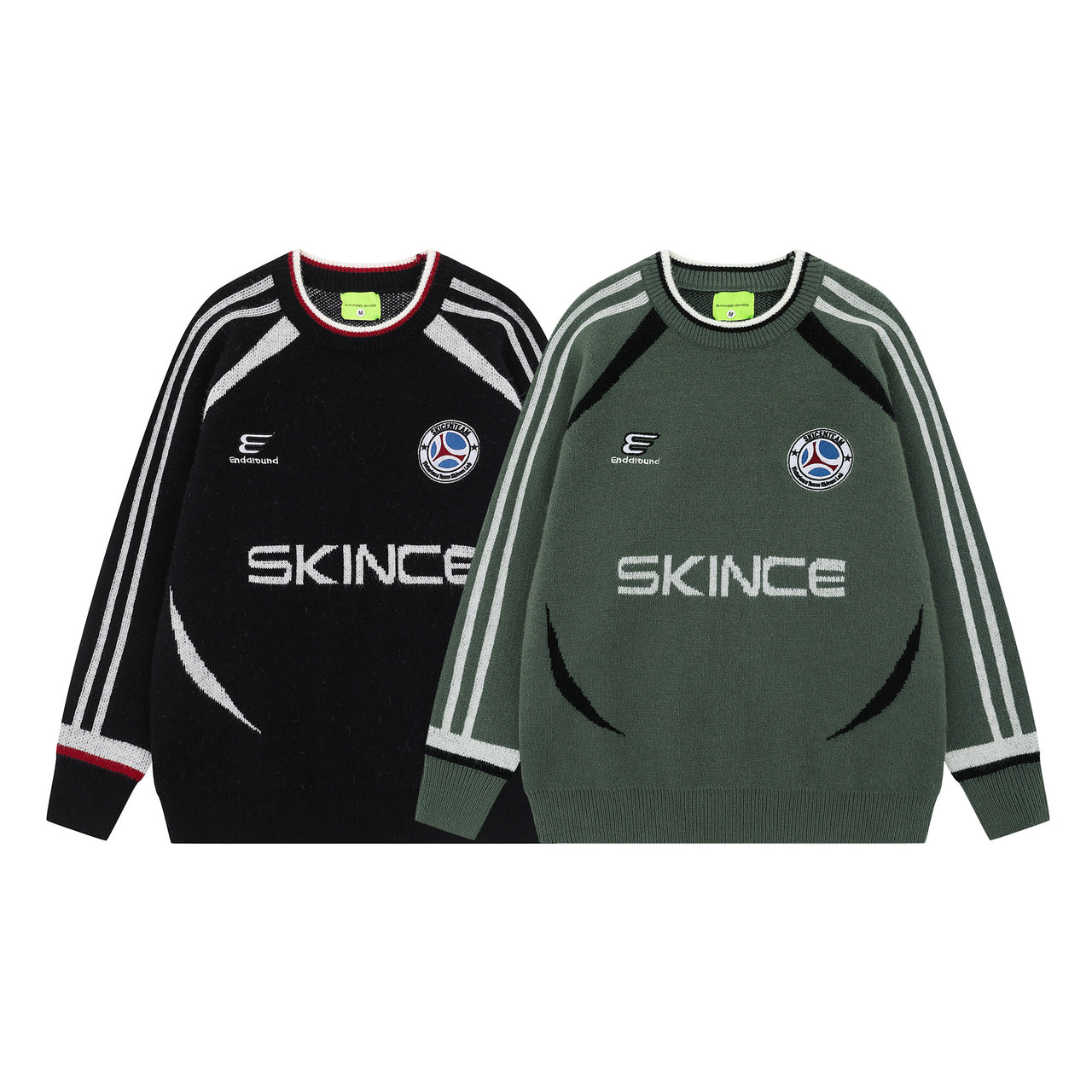 Streetwear Lettering Jacquard Knit Sweater