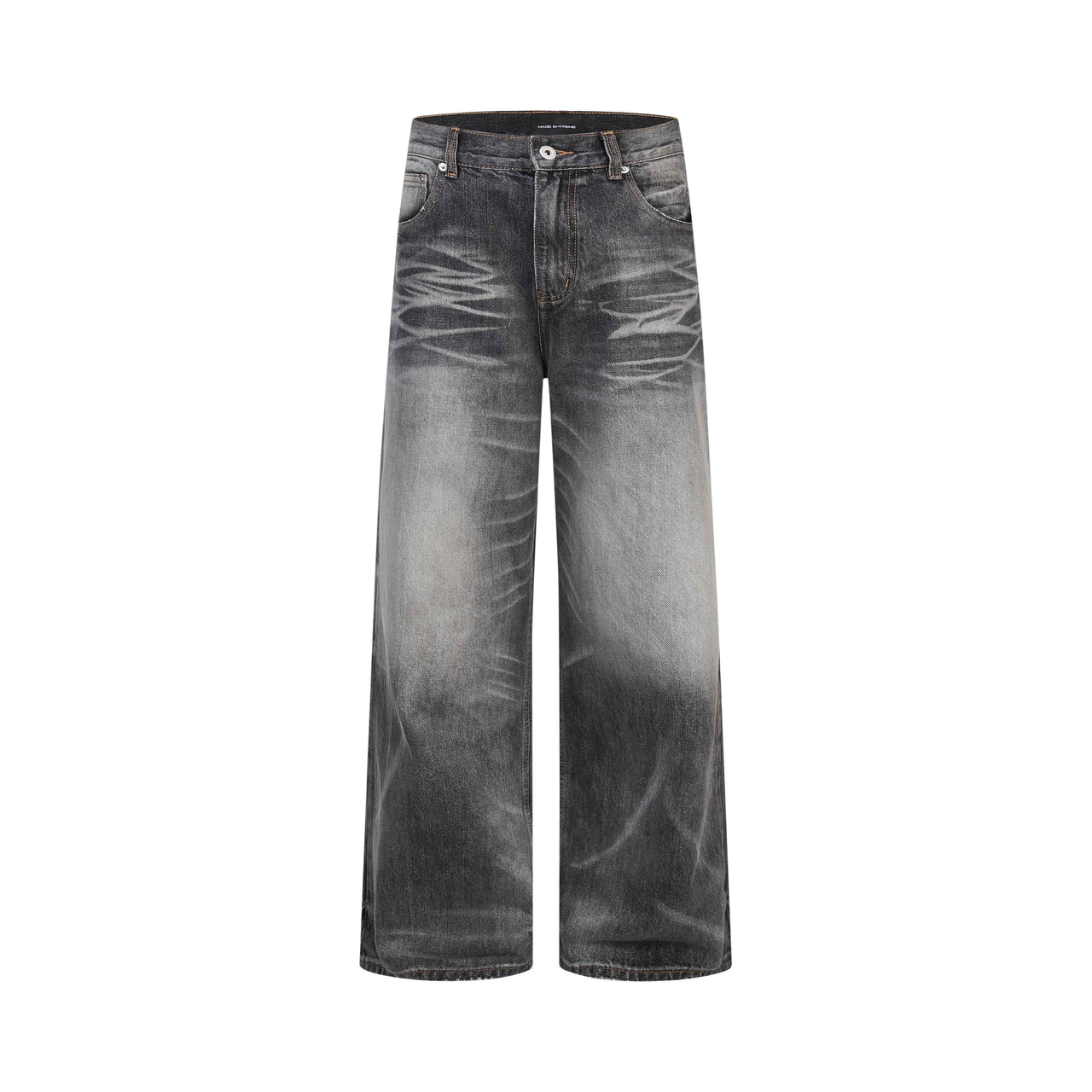 Omirad Vintage Faded Wide-Leg Jeans