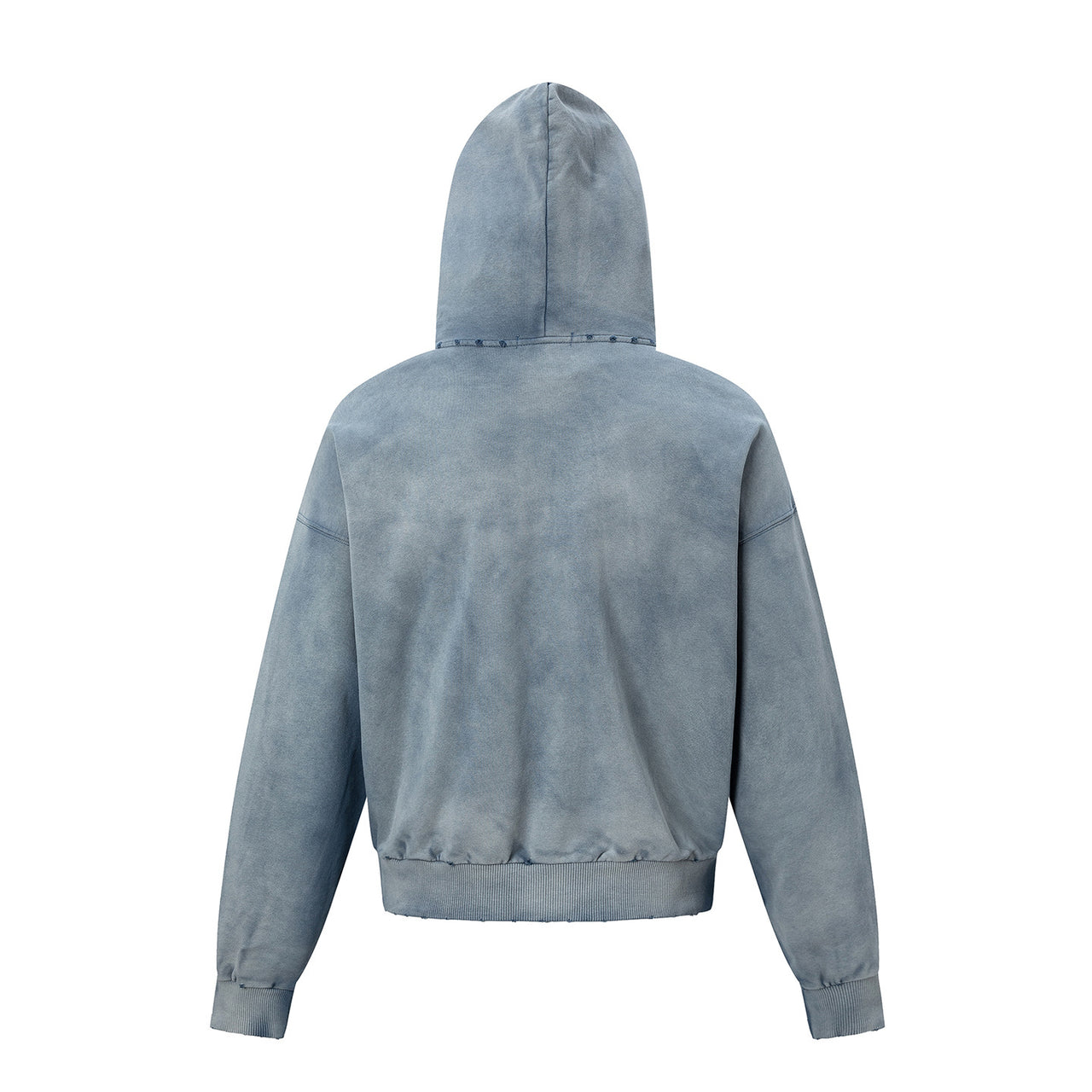 Streetwear Digital Print Zip-Up Hoodie