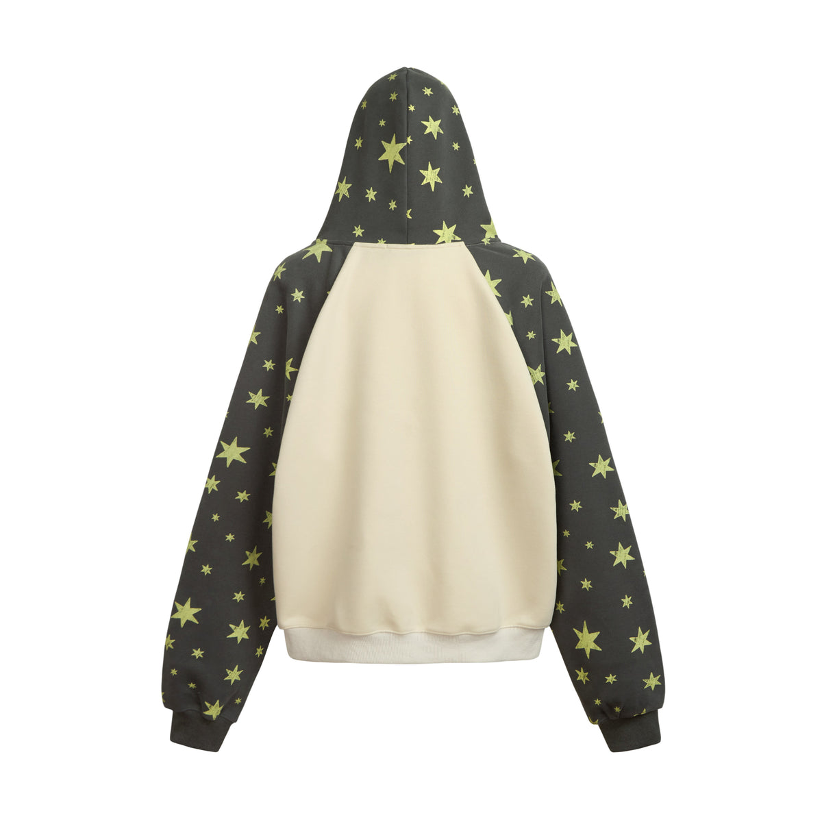 Omirad Leopard Star Graphic Zip-Up Hoodie