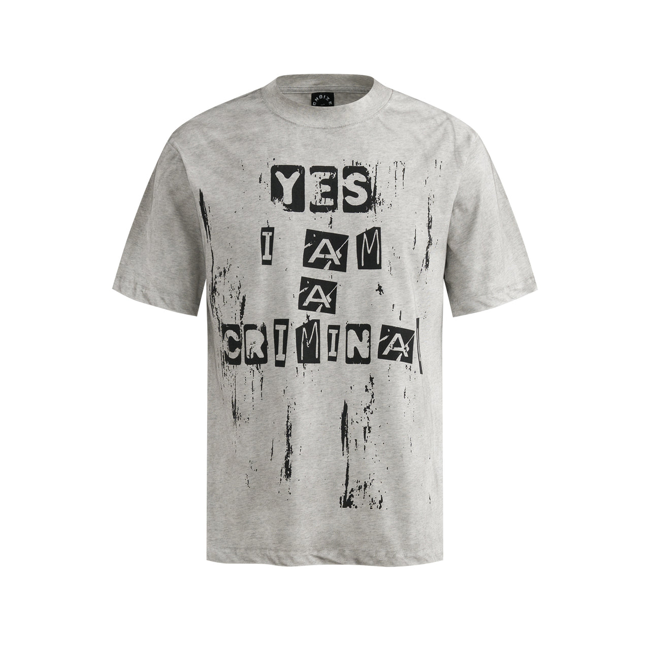 American Vintage Splash Dye Letter Print Tee