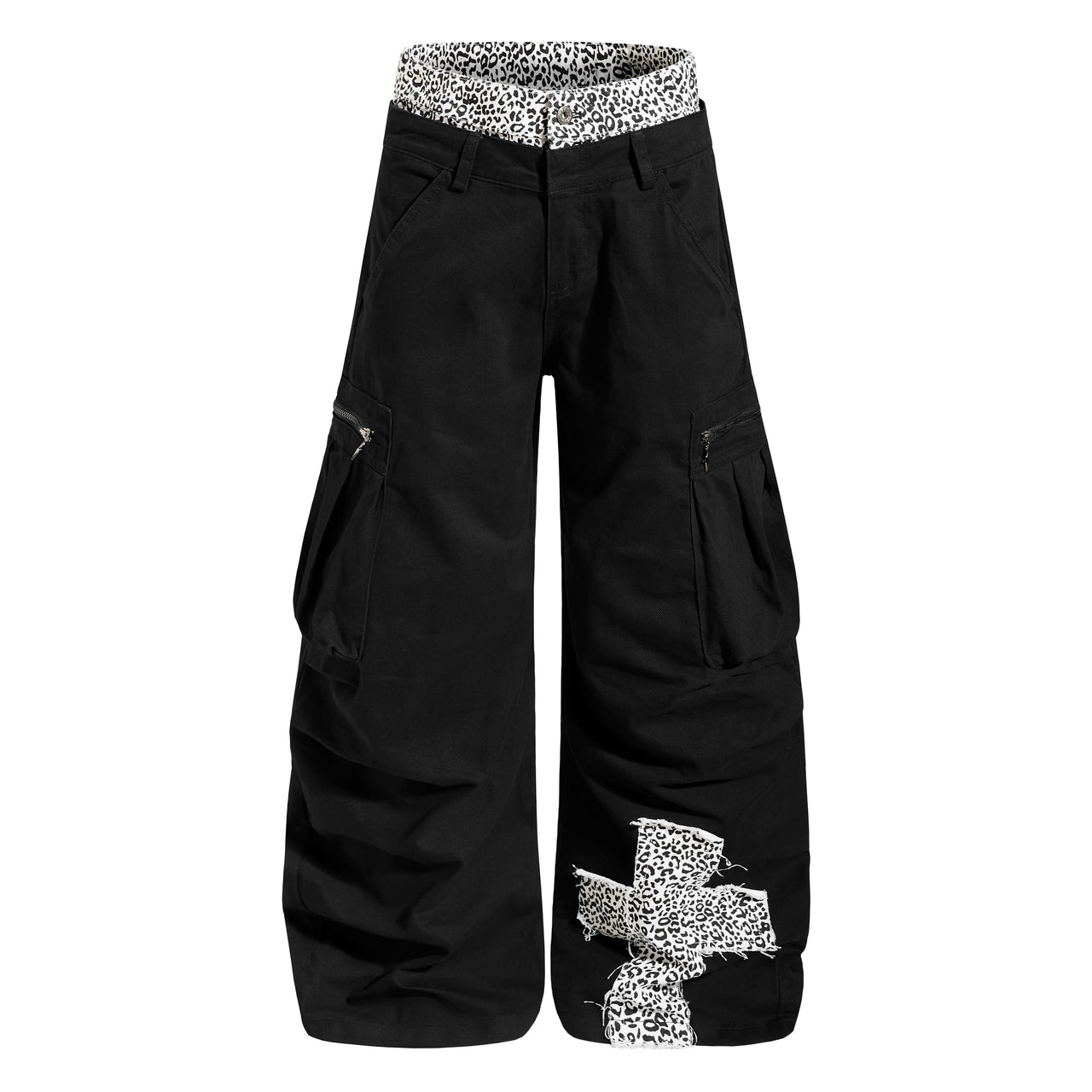 Omirad Leopard Cross Utility Pants