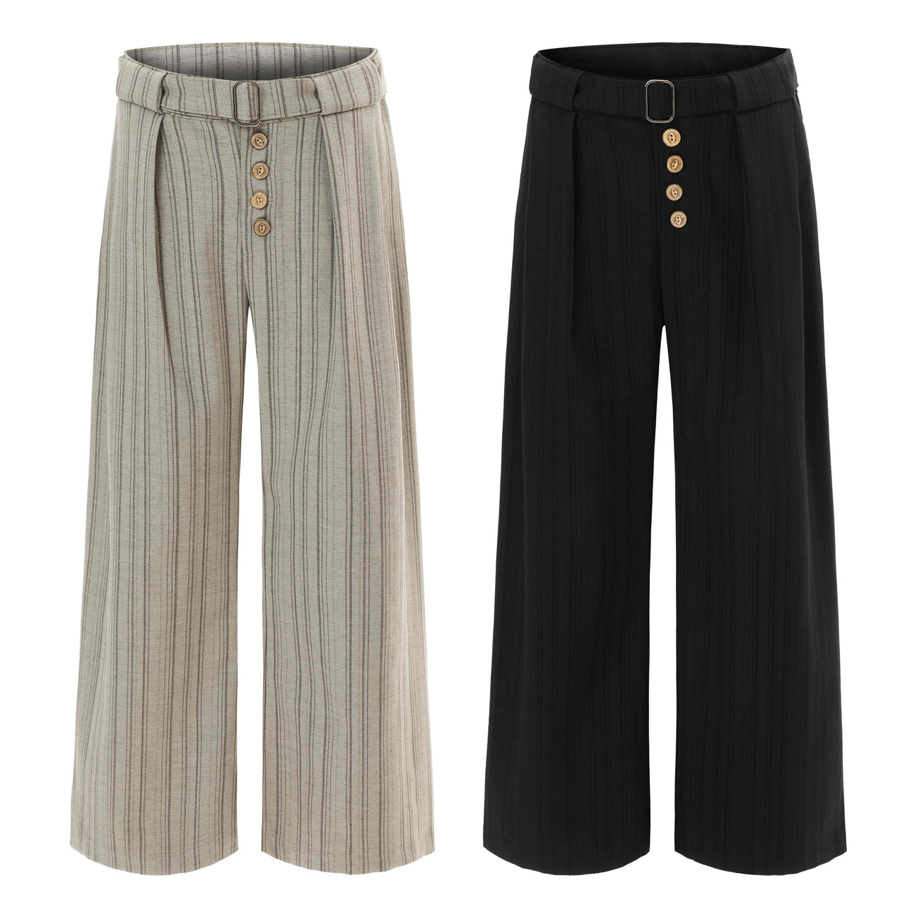 Omirad Deconstructed Pinstripe Trousers