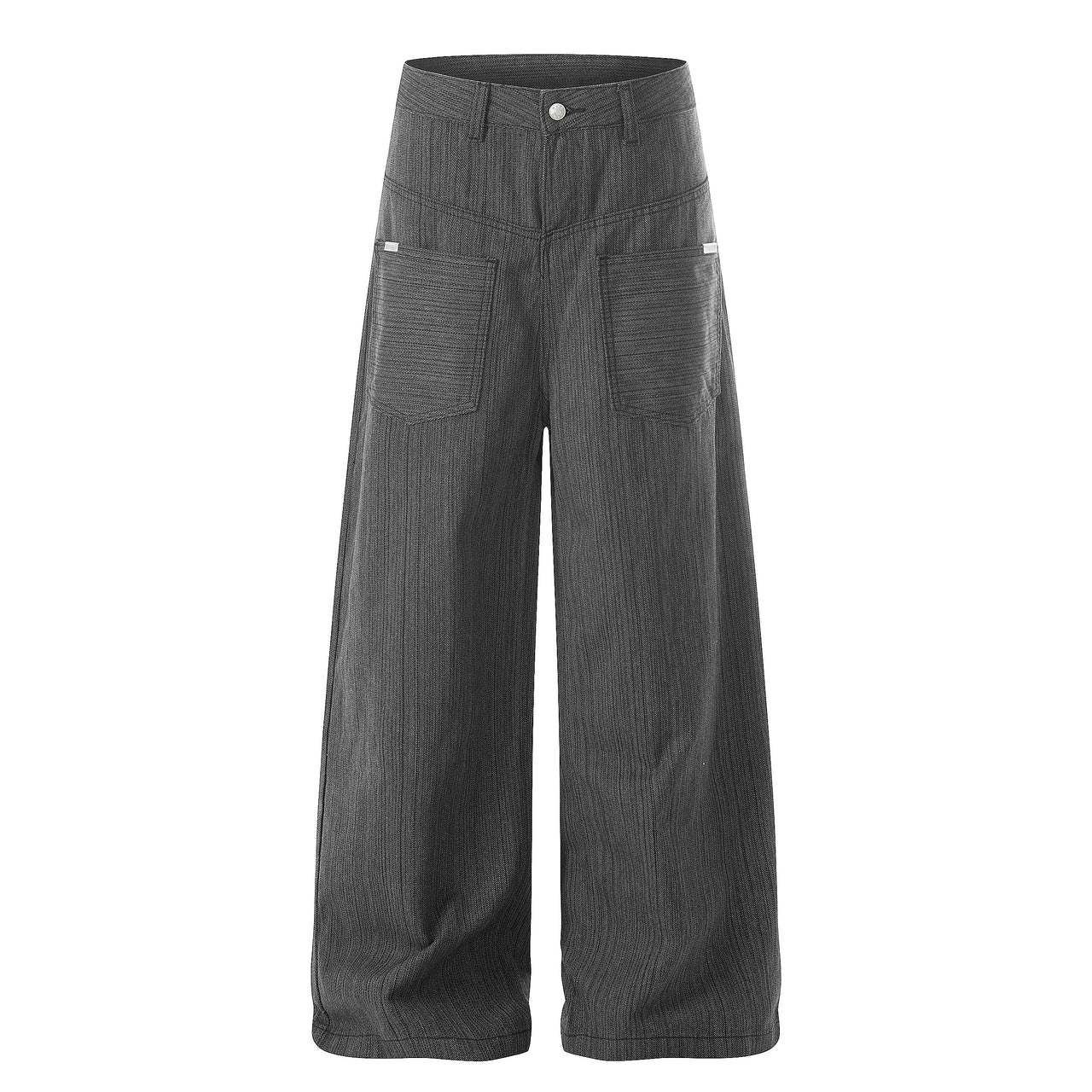 Omirad Textured Wide-Leg Utility Pants