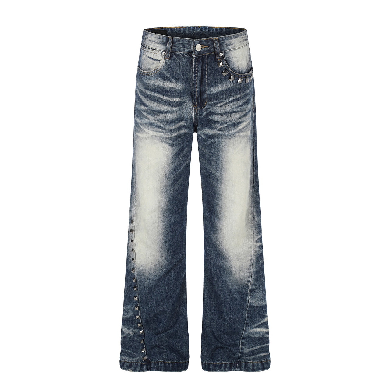 Omirad Studded Vintage Wash Jeans