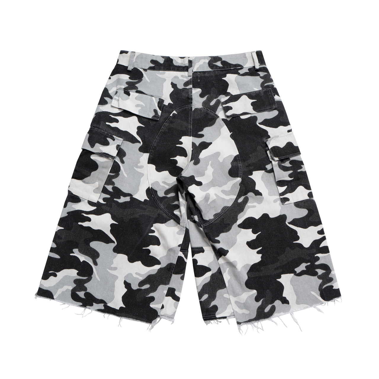 Omirad Camo Multi-Pocket Cargo Shorts