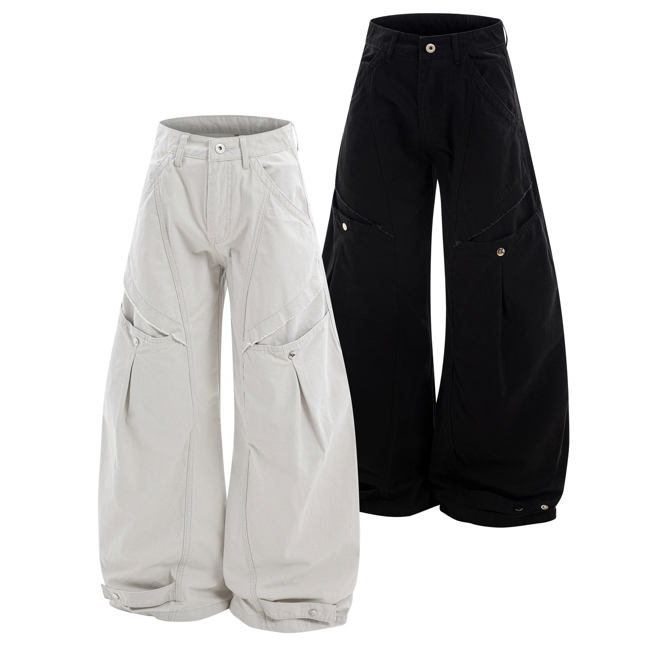 Omirad Multi-Panel Utility Wide Pants