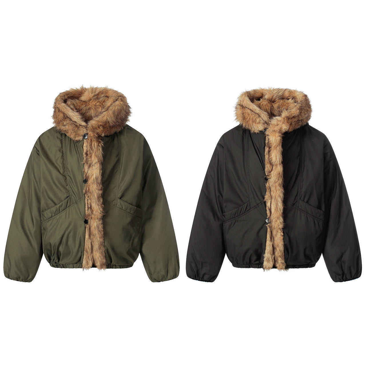 Omirad Faux Fur Trimmed Puffer Jacket